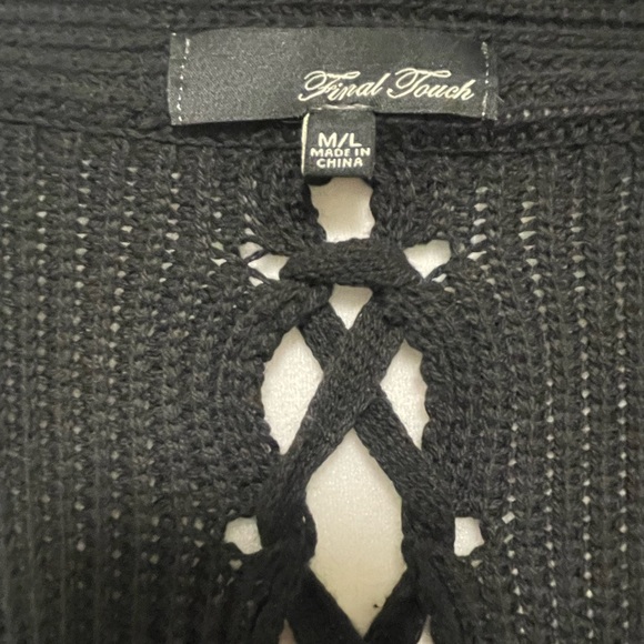 Final Touch Tie Up Cardigan - Picture 5 of 7